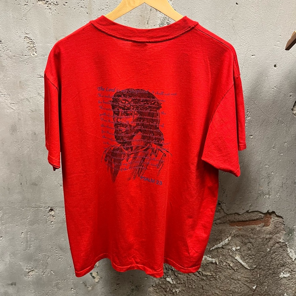 Vintage Y2K Jesus The Lord Is My Sheppard Psalm 23 Unisex Graphic T-Shirt Large